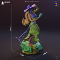 TU050 - Female character design, Pauline - Super Mario, 3D Printer Files, 3d STL resin print download files