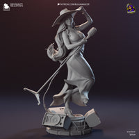 TU050 - Female character design, Pauline - Super Mario, 3D Printer Files, 3d STL resin print download files