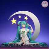 TU003 - Female Character design,Sleepy Hatsune Miku - Vocaloid，3d STL resin print download files