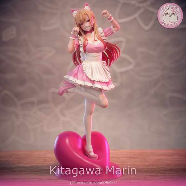 TU146 - NSFW Female Character design, Kitagawa Marin，3d STL resin print download files