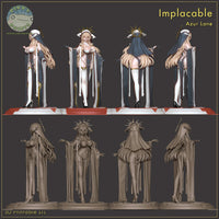 TU005 - Games character design, Azur Lane - Implacable , 3d stl print resin download file