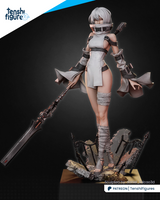 TU010 - Games character design, Noelle from Nier Automata , 3d stl print resin download file
