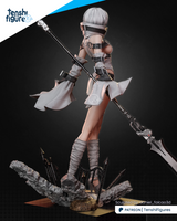 TU010 - Games character design, Noelle from Nier Automata , 3d stl print resin download file