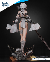 TU010 - Games character design, Noelle from Nier Automata , 3d stl print resin download file