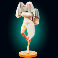 MN096 - Sexy Waifu female character design, The ghost costume, 3d stl instant download files