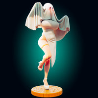 MN096 - Sexy Waifu female character design, The ghost costume, 3d stl instant download files