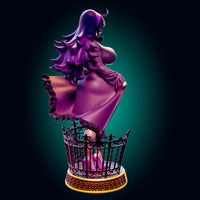 MEI111 - NSFW Anime character design, Hex Maniac Ultra Thicc Pokemon Trainer, 3d Print stl files
