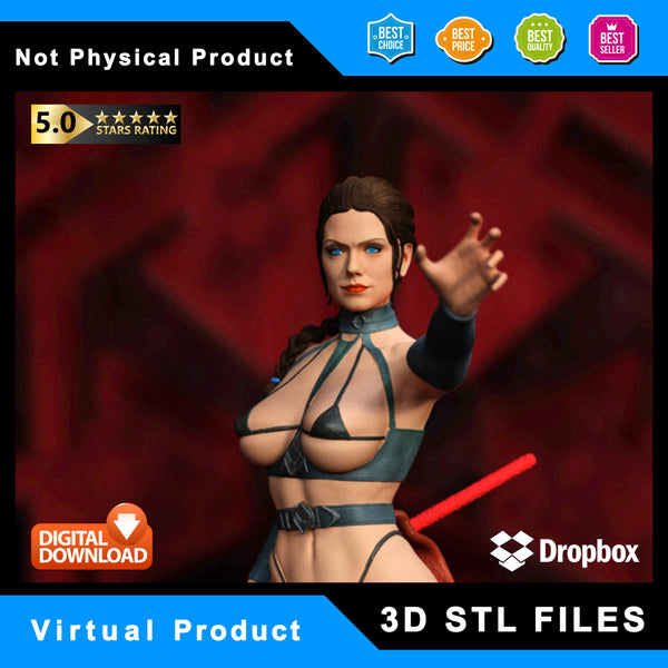 R236 - NSFW Movie character design, Dark rey skywalker design, 3d stl files instant download