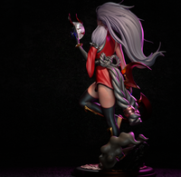 TU044 - Games character design, Blood Moon Diana - Leage of legend , 3D Printer Files, 3d STL resin print download files