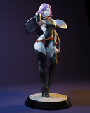 B208 - Comic character design, Nsfw Dcs female character Raven, 3d model stl instant download link