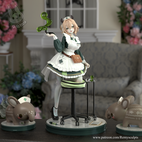TU056 - Vtuber Character design, 👾 Nimi Nightmare Vtuber , 3d STL resin print download files
