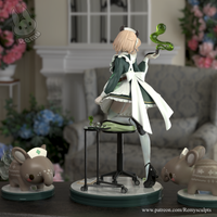 TU056 - Vtuber Character design, 👾 Nimi Nightmare Vtuber , 3d STL resin print download files