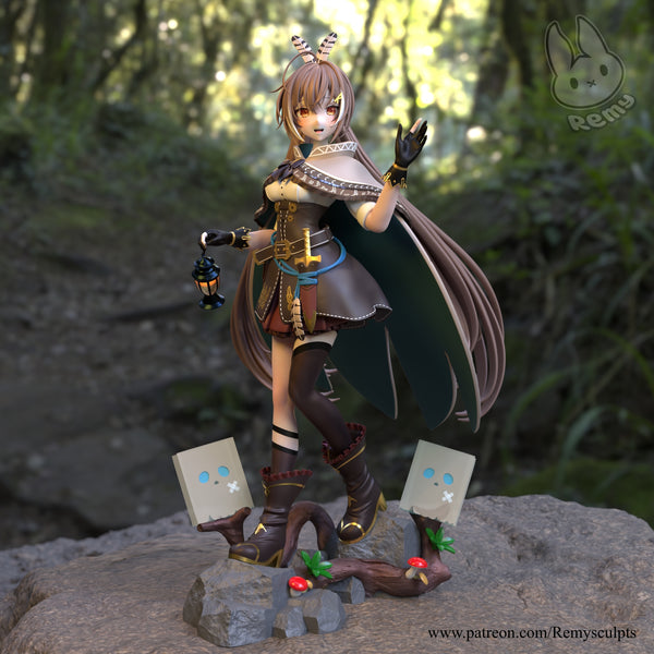 TU057 - Vtuber Character design，Nanashi Mumei , 3d STL resin print download files