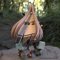 TU057 - Vtuber Character design，Nanashi Mumei , 3d STL resin print download files