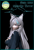 Shiroko Terror from the game Blue Archive，Female Character design, 3d STL resin print download files (TU164)
