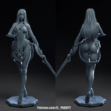 TU121 - Female Character design, Raven from Stella Blade，3d STL resin print download files