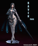 TU121 - Female Character design, Raven from Stella Blade，3d STL resin print download files