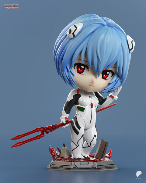 TU032 - Anime Female character design, Rei Ayanami - Evangelion – Chibi, 3D Printer Files, 3d stl resin print download files