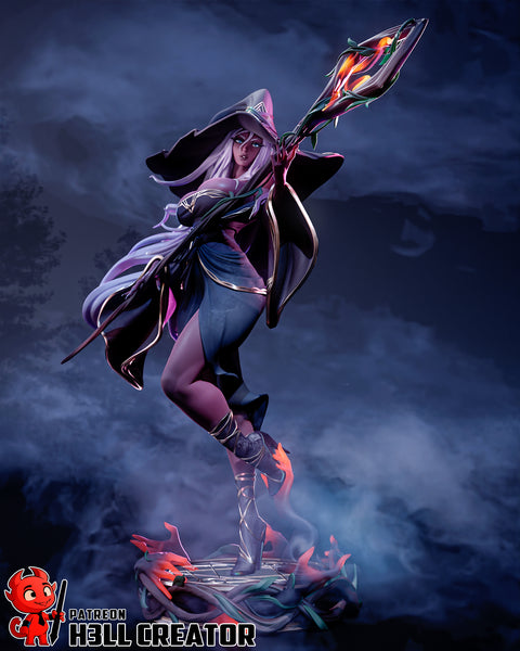 TU095 - Female Character design，Elden Ring - Recluse，3d STL resin print download files