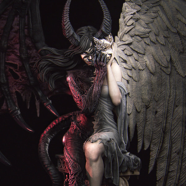 MN065 - Female character design, The sucubbus, 3d stl print files