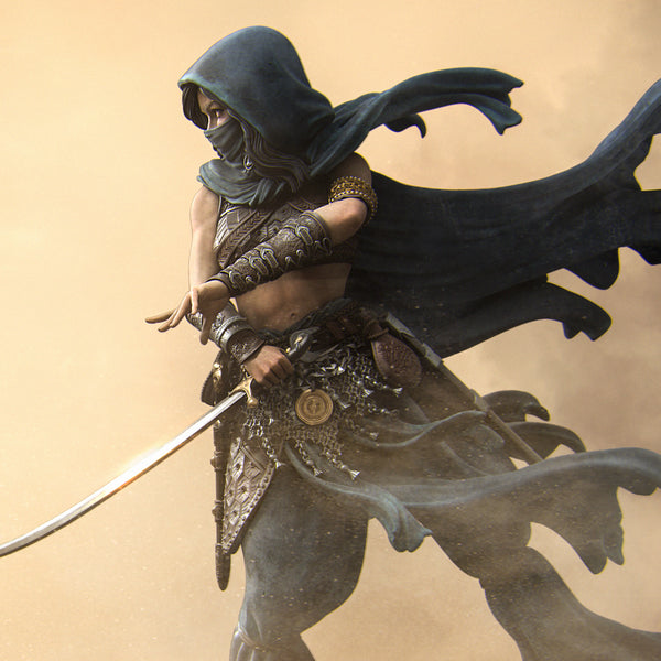 MN068 - Female character design, The Sand Arabia female warrior, 3d stl print files