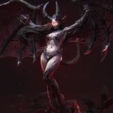 MN064 - Female character design, Rylana the Succubus, 3d stl print files
