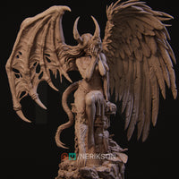 MN065 - Female character design, The sucubbus, 3d stl print files