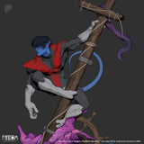 MAN169 - Legendary Character design, Nightcrawler ，3d STL resin print download files