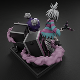 R221 - NSFW Anime character 3d model design stl, Roxie from Pokemon, 3D STL instant download file with dropbox