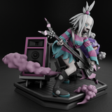 R221 - NSFW Anime character 3d model design stl, Roxie from Pokemon, 3D STL instant download file with dropbox