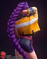 TU067 - Movie Female character design, Rumi | Kpop Hunter, 3d stl resin print download files