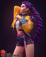 TU067 - Movie Female character design, Rumi | Kpop Hunter, 3d stl resin print download files