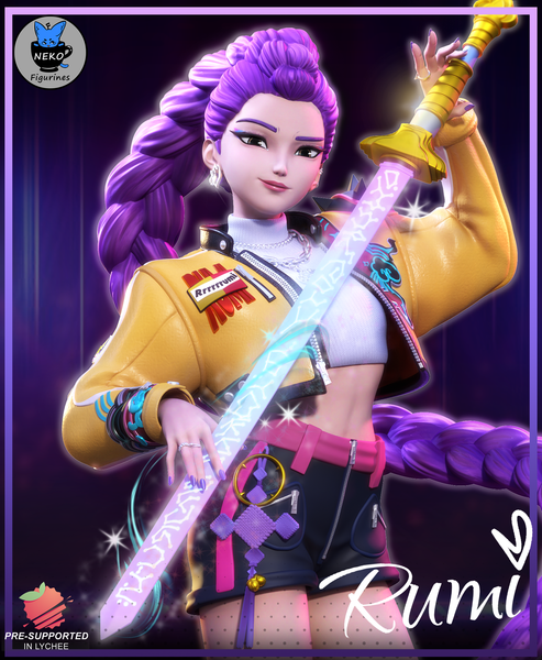 TU009 - Movie character design, Rumi From Kpop , 3d stl print resin download file