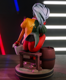 TU227 - Legendary Character design, NSFW Ryoko Hakubi from Tenchi Muyo!.，3d STL resin print download files