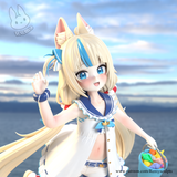 TU055 - Vtuber Character design, Sameko Saba - Vtuber , 3d STL resin print download files