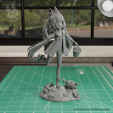 TU055 - Vtuber Character design, Sameko Saba - Vtuber , 3d STL resin print download files