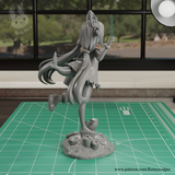 TU055 - Vtuber Character design, Sameko Saba - Vtuber , 3d STL resin print download files