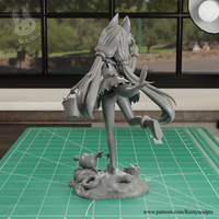 TU055 - Vtuber Character design, Sameko Saba - Vtuber , 3d STL resin print download files