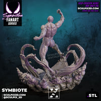 NW028 - Comic character design, SPIDERMAN-SYMBIOTE, 3d STL printed files