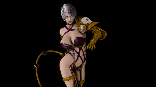 TU156 - Female Character design, Ivy Valentine，3d STL resin print download files