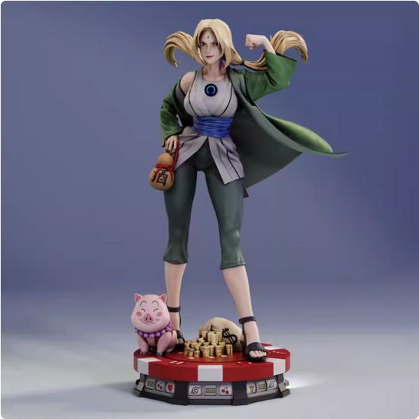 R026 - 3D STL model design download print  files, Anime character design, Tsunade the Naruto