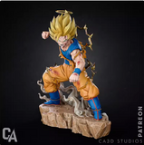 R034 - 3D STL model design download print  files, Anime character design, Dragon Balls The Goku
