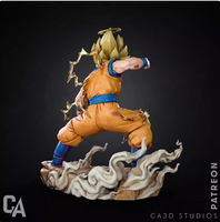 R034 - 3D STL model design download print  files, Anime character design, Dragon Balls The Goku