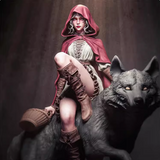 R038 - 3D STL model design download print  files, Cartoon character design, Red Riding Hood