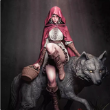 R038 - 3D STL model design download print  files, Cartoon character design, Red Riding Hood