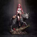 R038 - 3D STL model design download print  files, Cartoon character design, Red Riding Hood