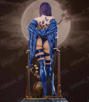 B501 - Comic character design stl, The Geisha Psylocke from X Men, 3d stl file dropbox instant download