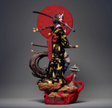 B505 - Samurai character design, The Female samurai yin yang, 3d stl model download link