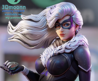 R804 - Comic character design, DCs character design, the black kitty, 3d stl model download files