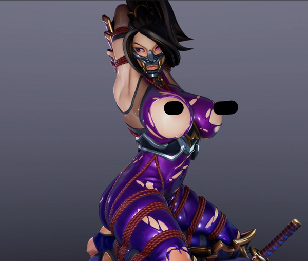 MN046 - NSFW games character design, Taki from soul caliber 3d stl files